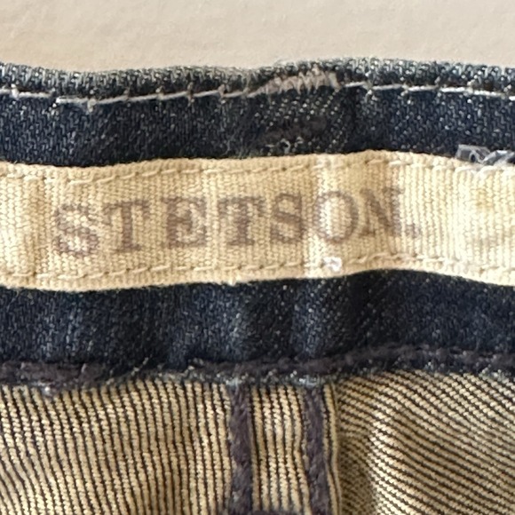 NWT Stetson 541 Denim Jeans Dk Wash Blue Womens Stovepipe Straight Leg Sz 14 *R* - Picture 6 of 16